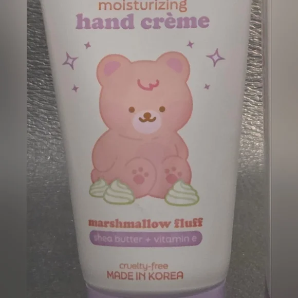 The Crème Shop Moisturizing Hand Cream Marshmellow Fluff -VitaminE & Shea Butter - Picture 4 of 5